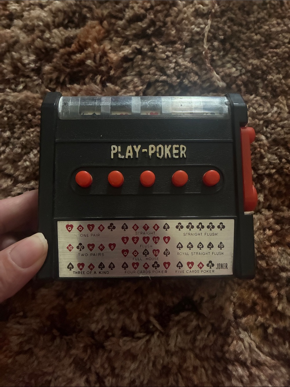 Vintage Waco play poker game